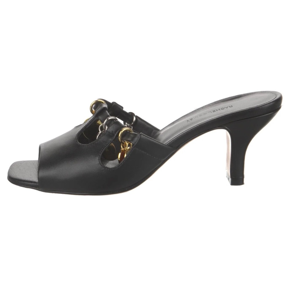 Rachel Comey Black Heels with Gold and Silver  Details Size 8.5